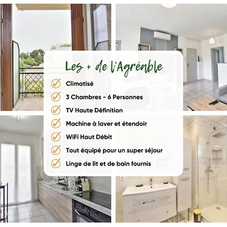 L'agréable Proche Parking Et Clim Appartement *